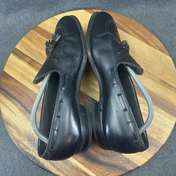 Footjoy Classics Black Leather Tassel Loafer Mens Sz 12C Casual Slip On Shoes - Picture 9 of 12